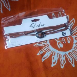 Brown Bolero Wrap Choker | Necklace Country Chic